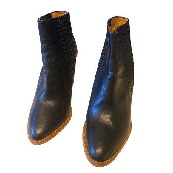 ZARA WOMENS chunky wedge booties size EU 39 - Picture 3 of 10